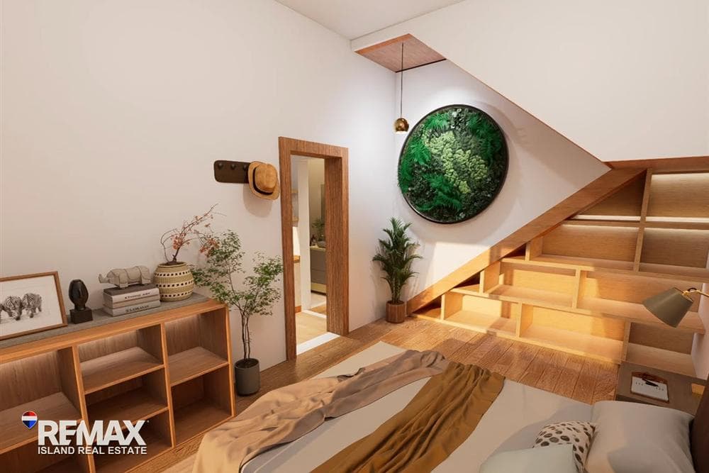 Townhouse ground floor beside the staircase, artist’s impression